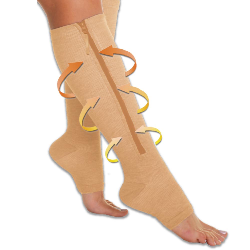 Copper Compression Zip Socks