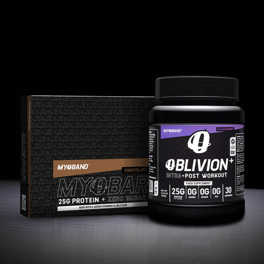 Oblivion Plus & MYOBARs ( Bars and Juice), Blackcurrant / Chocolate