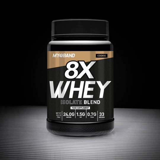 8X Whey Protein Isolate, Cookie / 1kg