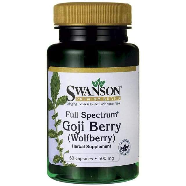 Full Spectrum Goji Berry (Wolfberry), 500mg - 60 caps