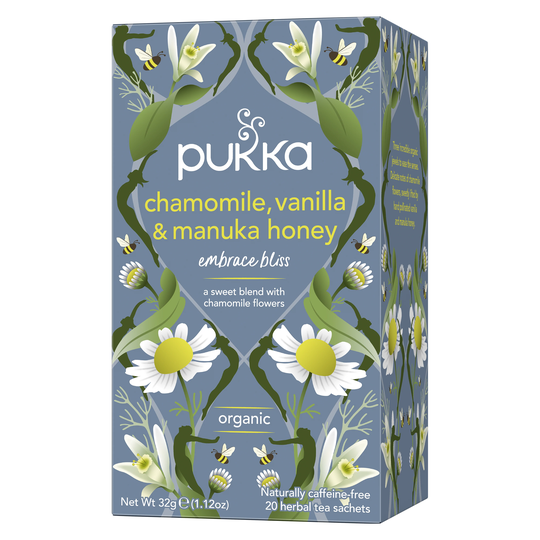 Pukka Chamomile, Vanilla & Manuka Honey, 20Bags