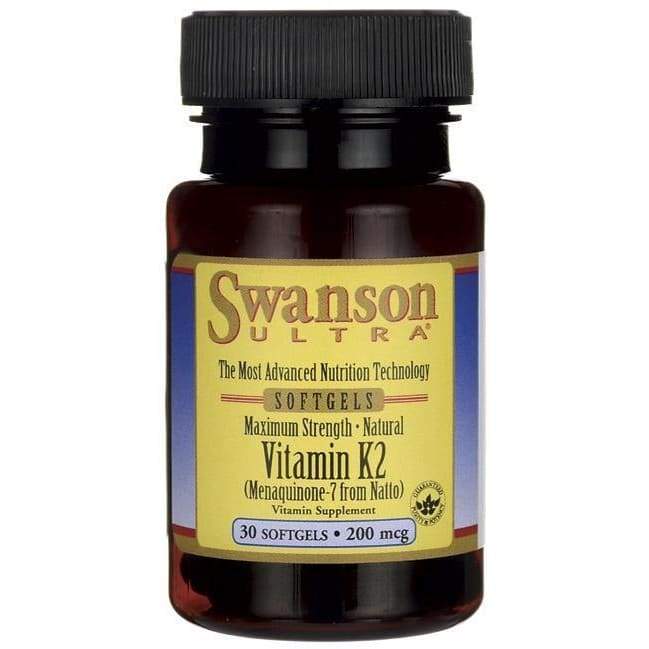 Vitamin K-2 - Natural, 200mcg - 30 softgels