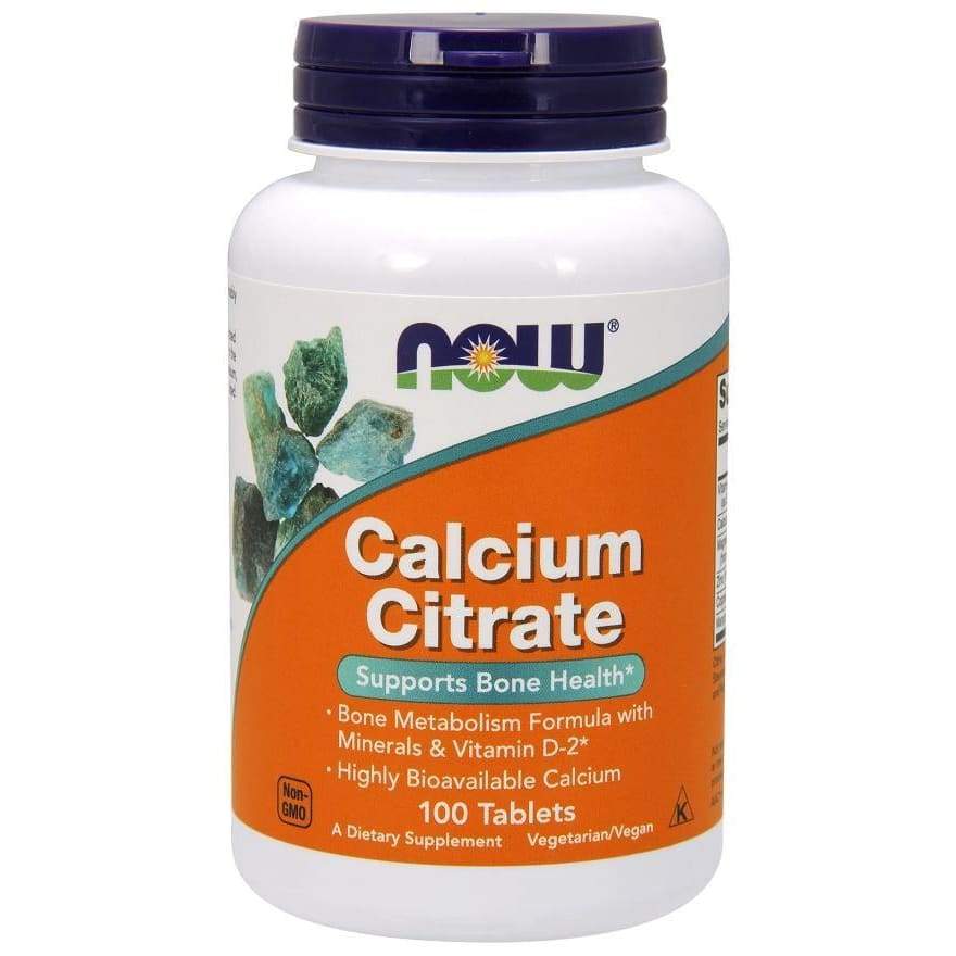 Calcium Citrate with Minerals & Vitamin D-2 - 100 tablets