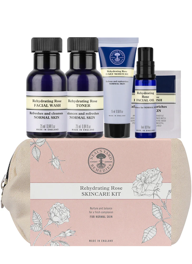 Neal's Yard Remedies Rehydrating Rose Skincare Kit 4 items