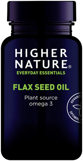 Higher Nature Flax Seed Oil Capsules, 1000mg, 60 Capsules