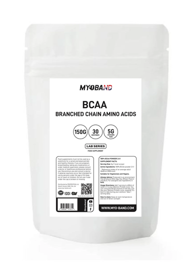 BCAAs (Branched Chain Amino Acids) - Unflavoured 150g Pouch