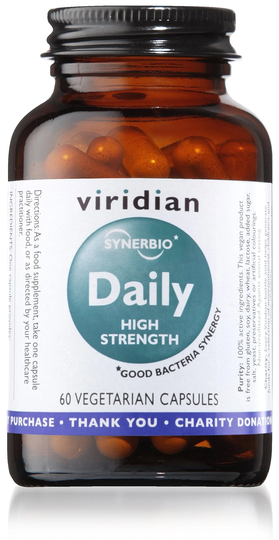 Viridian Synbiotic Daily High Strength, 60 Capsules
