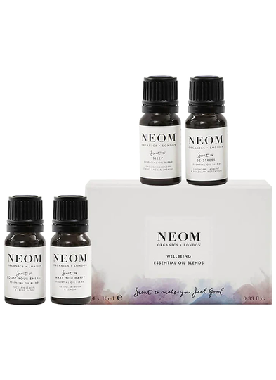 Neom Wellbeing Essential Oil Blends 4 x 10ml