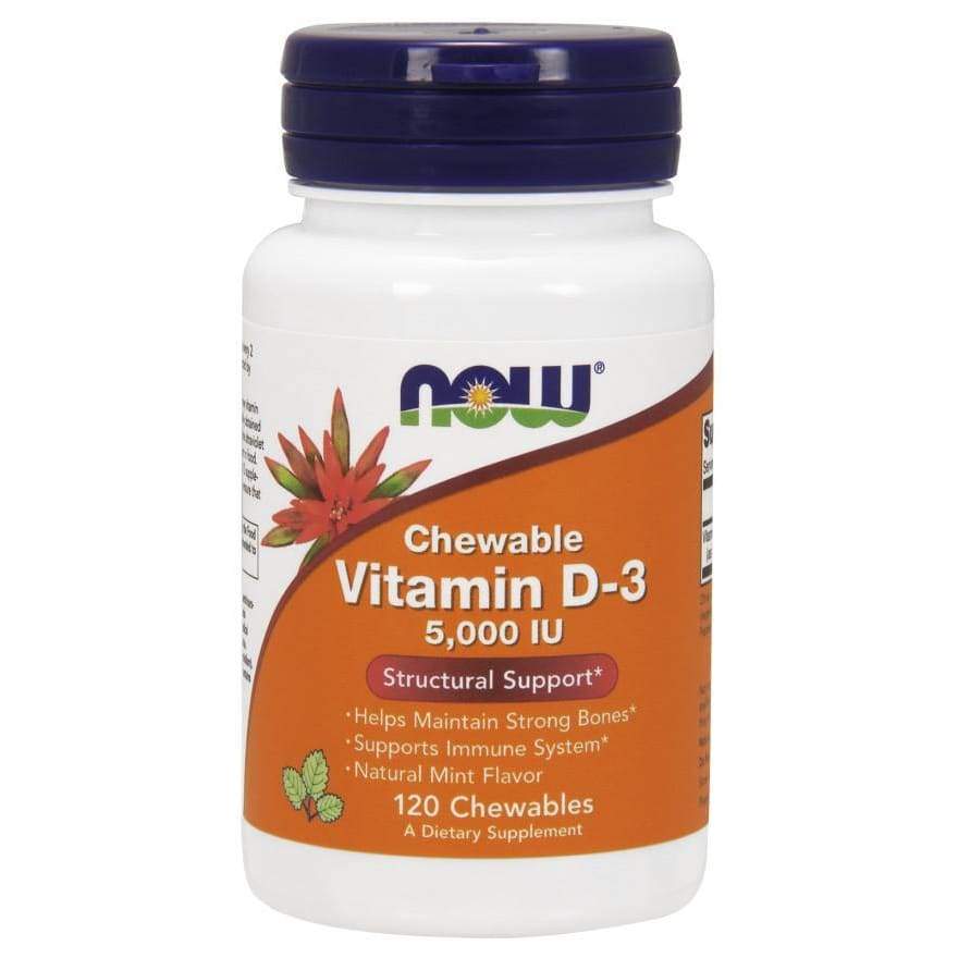 Vitamin D-3, 5000 IU (Chewable) - 120 chewables