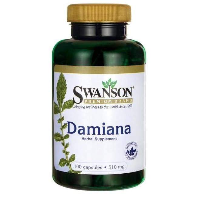 Damiana, 510mg - 100 caps