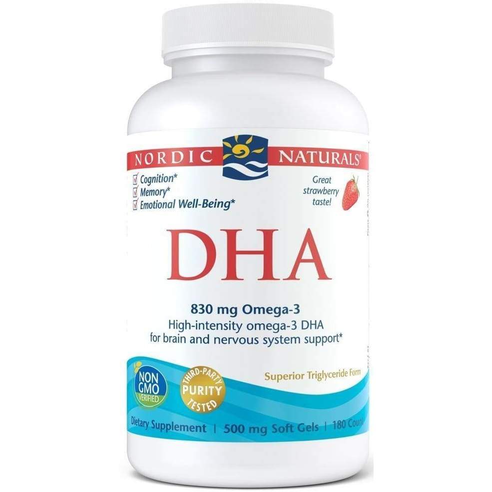 DHA, 830mg Strawberry - 180 softgels