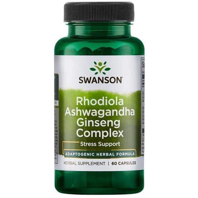 Rhodiola Ashwagandha Ginseng Complex - 60 caps