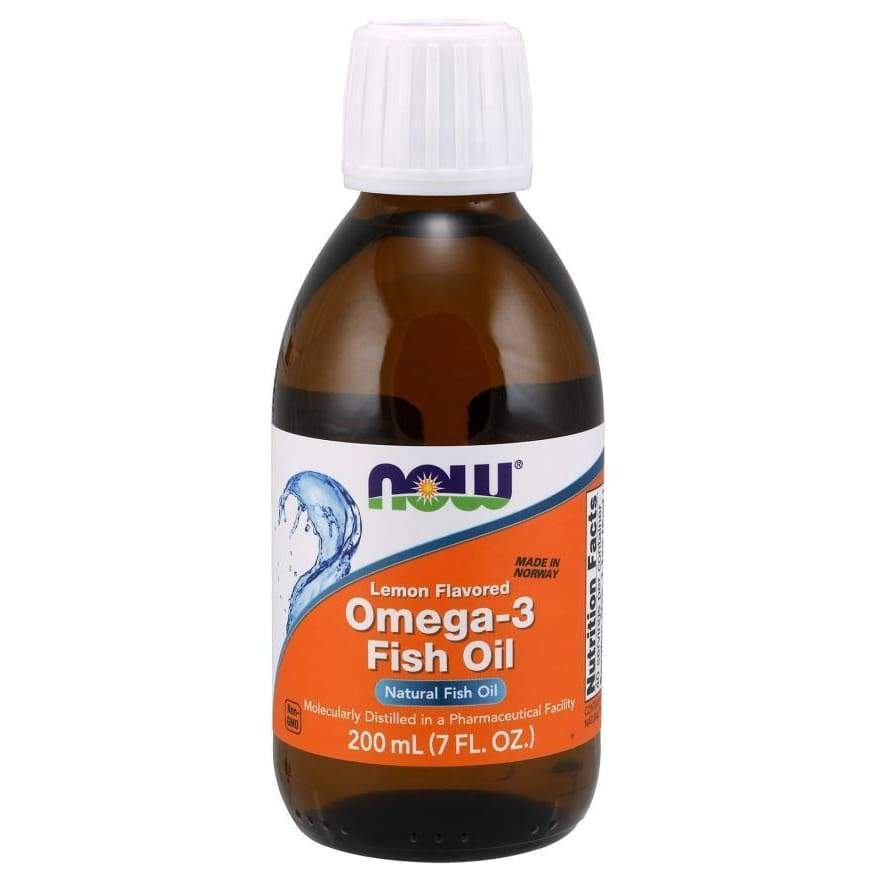 Omega-3 Fish Oil Liquid, Lemon - 200 ml.
