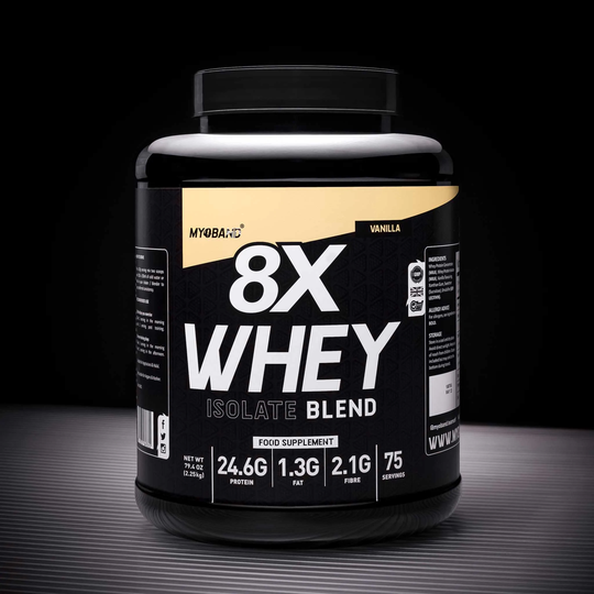 8X Whey Protein Isolate, Vanilla / 30g
