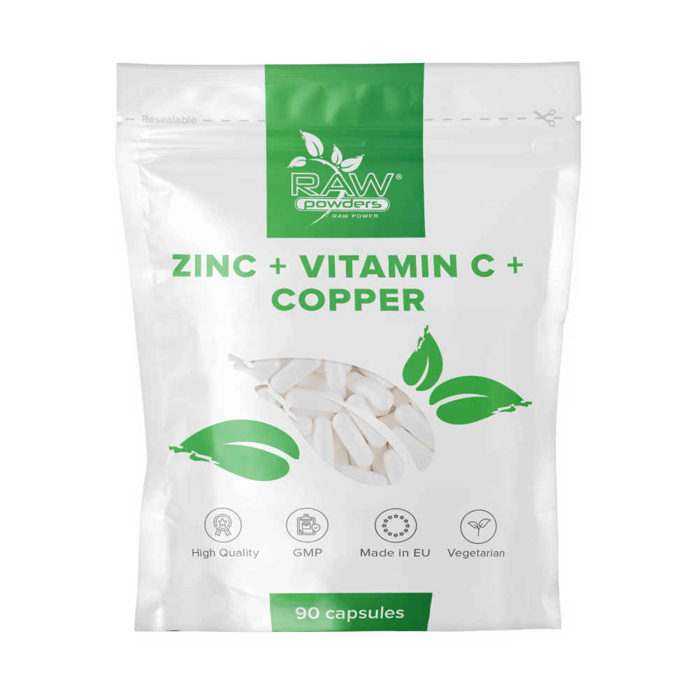 Zinc + Vitamin C + Copper 90 capsules