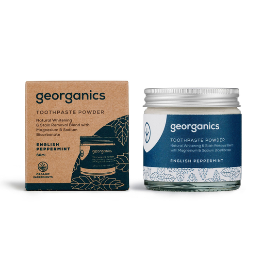 Georganics Toothpaste Powder- Peppermint, 60ml