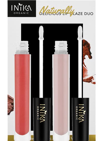 Inika Naturally Delicious Lip Glaze Duo (worth £34)