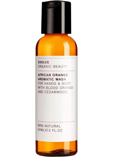 Evolve African Orange Aromatic Wash Travel 50ml