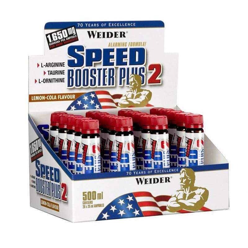 Speed Booster Plus 2, Lemon-Cola - 20 x 25 ml.